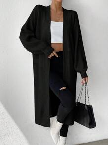 Calvaya 女士開襟衫 - 黑色 - 查看 5