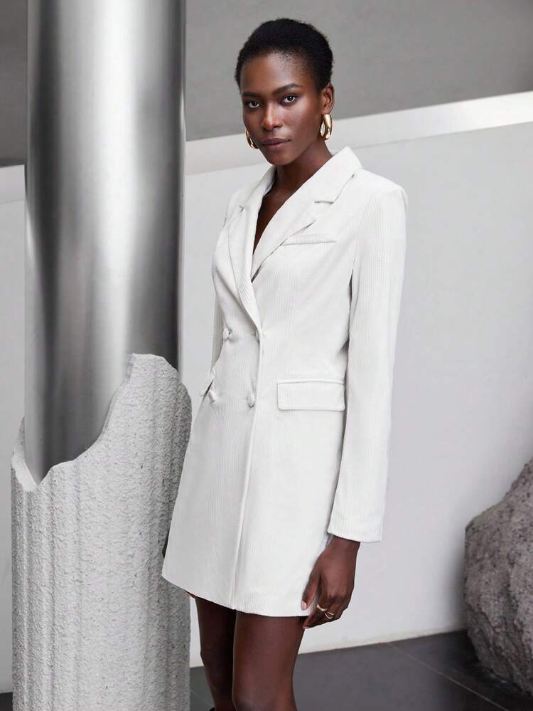 Lapel Neck Flap Detail Belted Trench Coat