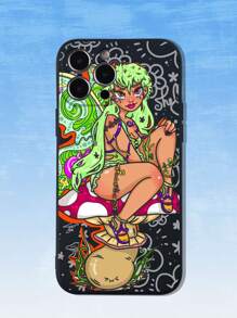 ArloShelleyQuartz Vỏ điện thoại đồ họa hoạt hình - màu đen - Xem 1