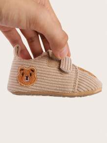 Spring And Autumn Soft Bottom Breathable Anti-Slip Hook And Loop Infant Walking Shoes For 0-1 Year Old Boys And Girls - Brown - View 5