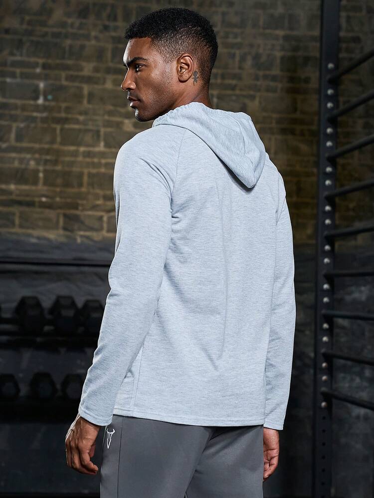 Boyfriend Style Men 3pcs Letter Graphic Drawstring Sports Sweatshirt Boyfriend Style Men Sweatshirt