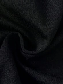 Young Boy Camo Print Raglan Sleeve Hoodie & Sweatpants - Black - View 7