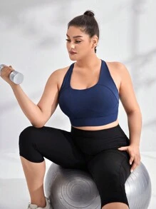 Easithlete 大碼後鏤空運動型文胸