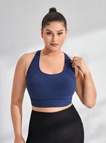 Easithlete 大碼後鏤空運動型文胸