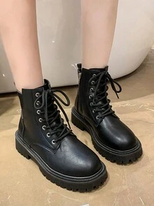 Women's Fashion Boots - Beige - View 3