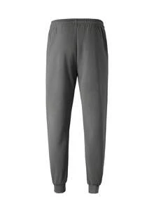 Men Drawstring Waist Thermal Lined Sweatpants - Grey - View 4