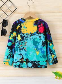 Young Boy Car and Dinosaur Print Tee - Multicolor - View 2