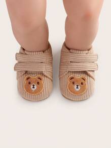 Spring And Autumn Soft Bottom Breathable Anti-Slip Hook And Loop Infant Walking Shoes For 0-1 Year Old Boys And Girls - Brown - View 4