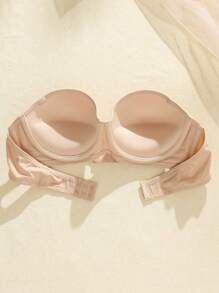 Sujetador sin tirantes con aro - Beis - Ver 2