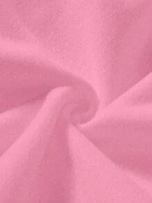 Manfinity Homme Men Letter Graphic Thermal Lined Sweatshirt - Pink - View 4