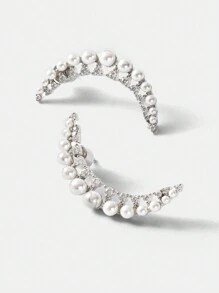 MOTF PREMIUM BÔNG TAI LƯỠI LƯỠI LƯỠI LƯỠI LƯỠI LƯỠI MẠ VÀNG 18K - Bạc - Xem 1