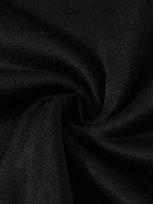 INAWLY Slogan & Pumpkin Print Thermal Lined Sweatshirt - Black - View 5