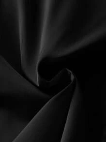 Rometta Plus Size Women's Sexy Party & Vacation Short Sleeve Casual/Office Wear Black Shirt, Elegant Blouse For Summer - Black - View 5