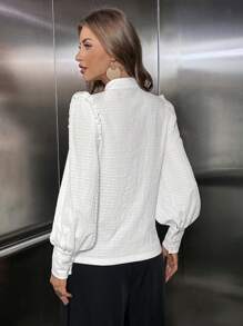 SHEIN Privé Women Blouses - Putih - View 3