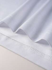 Manfinity RSRT 男士漸層火烈鳥圖案POLO衫 - 深灰色 - 查看 5