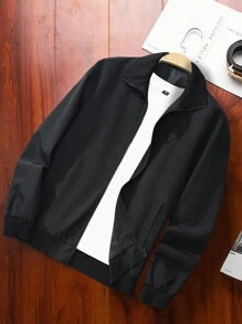 Manfinity Homme Lỏng lẻo phù hợp Nam Dây kéo Áo khoác ( Không có Áo thun ) - màu đen - Xem 6