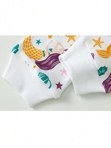 少女美人魚下擺睡衣套裝 - 彩色 - 查看 6