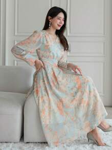 DAZY 女士連衣裙 - 杏色 - 查看 6