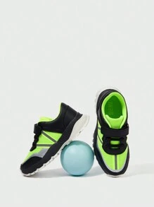 Fashionable, Cool, Fashionable, Comfortable, Color-Blocked Sports Shoes For Children - Multicolor - View 8