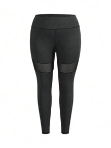 Yoga Basic Plus 3pcs Top-stitching Sports Set - Black - View 4