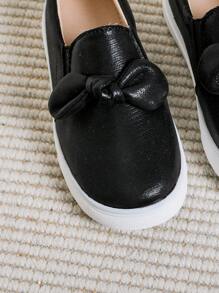 New Arrival Girls' Fashionable Black Casual Shoes For Fall Winter, Big Kids' Comfortable Outdoor Sports Flat Shoes - Black - View 6
