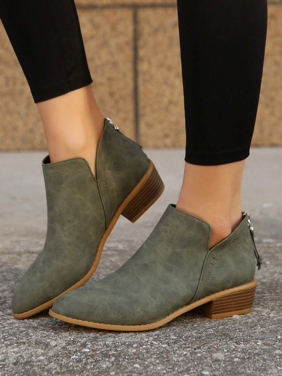 Nude Heels - Green - View 1