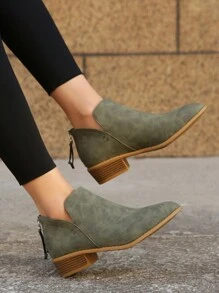 Nude Heels - Green - View 3