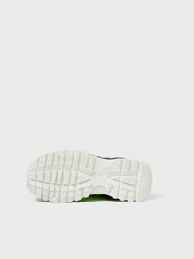 Fashionable, Cool, Fashionable, Comfortable, Color-Blocked Sports Shoes For Children - Multicolor - View 4