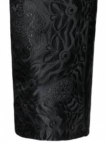 Manfinity AFTRDRK Hombres Blazer Halloween jacquard con botón