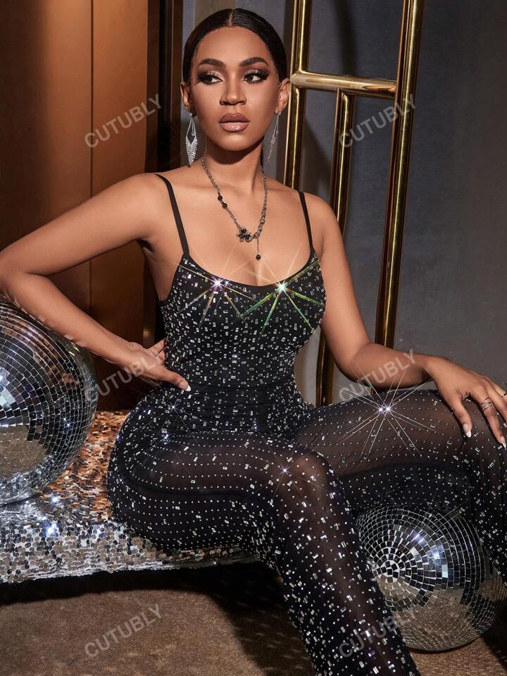 ✽✨スター地紋　モダンな長襦袢✨✽ Amazon.com: Women's Rhinestone Diamonds Strass Beaded Sinble