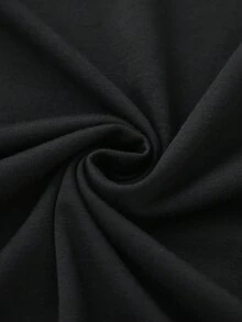 SHEIN Unity 1pc Christmas Skeleton Print Tee Graphic Tees Women Tops - Black - View 6