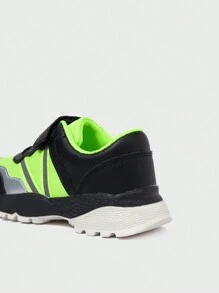 Fashionable, Cool, Fashionable, Comfortable, Color-Blocked Sports Shoes For Children - Multicolor - View 5