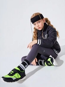 Fashionable, Cool, Fashionable, Comfortable, Color-Blocked Sports Shoes For Children - Multicolor - View 3