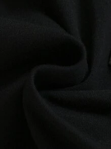 SHEIN Baby Boy Patched Pocket Tee & Flap Detail Pants - Multicolor - View 3