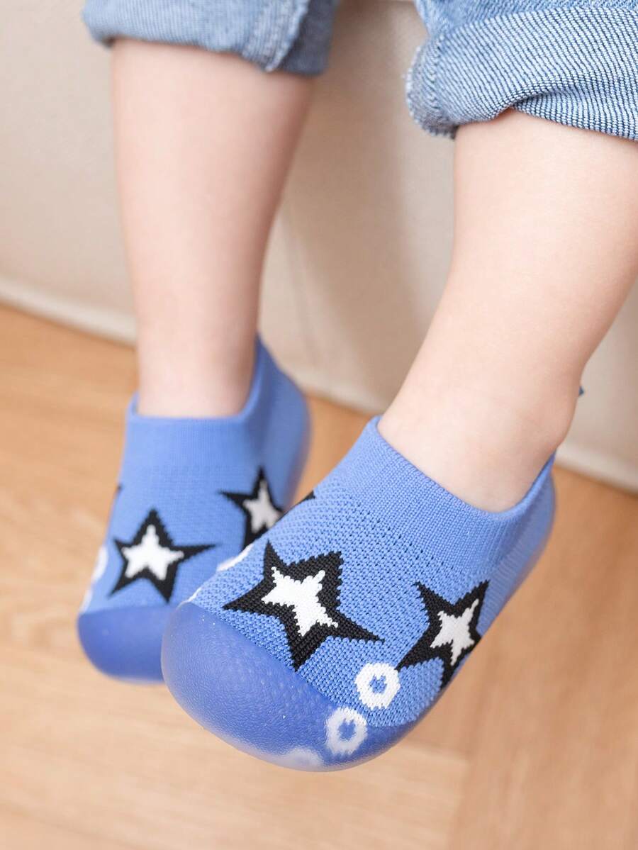 嬰幼兒運動鞋嬰兒學步鞋室內防滑男童女童0-3歲透氣軟底運動鞋春秋 - 彩色 - 查看 1