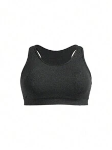 Yoga Basic Plus 3pcs Top-stitching Sports Set - Black - View 7