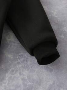 Young Boy Alien Print Sweatshirt - Black - View 3