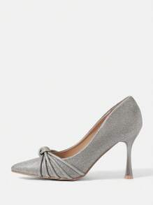SheIn Belle High Heel Stiletto Women's Shoes - Grey - View 2