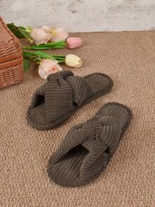 Women's Indoor Slippers - Coffee Brown - View 6