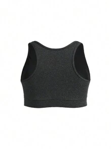 Yoga Basic Plus 3pcs Top-stitching Sports Set - Black - View 6