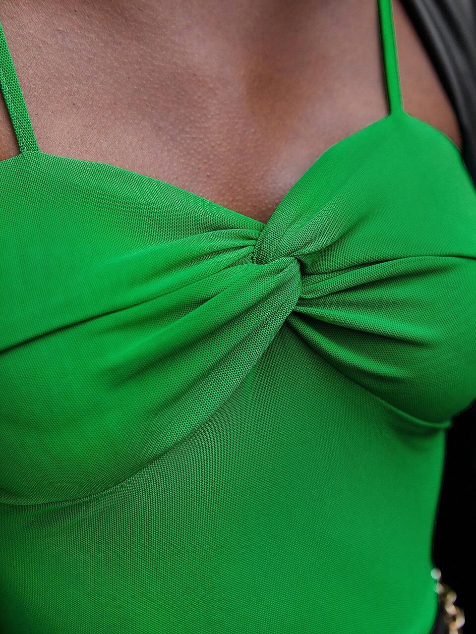Twist Front Crop Cami Top