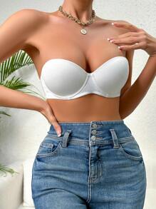 Solid Underwire Bra