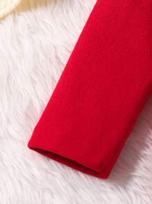 SHEIN 女小童中國龍圖案洋裝帶外套