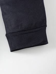 Pantalones deportivos con estampado de dinosaurios para niño joven - Azul Marino - Ver 3