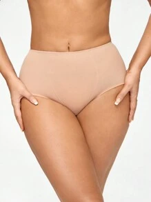 SHEIN Shape Solid High Waisted Shapewear Panty