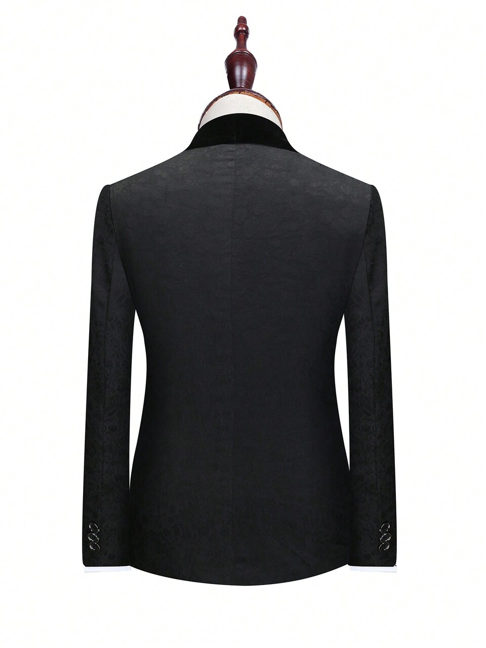 Men 1pc Jacquard Shawl Collar Blazer