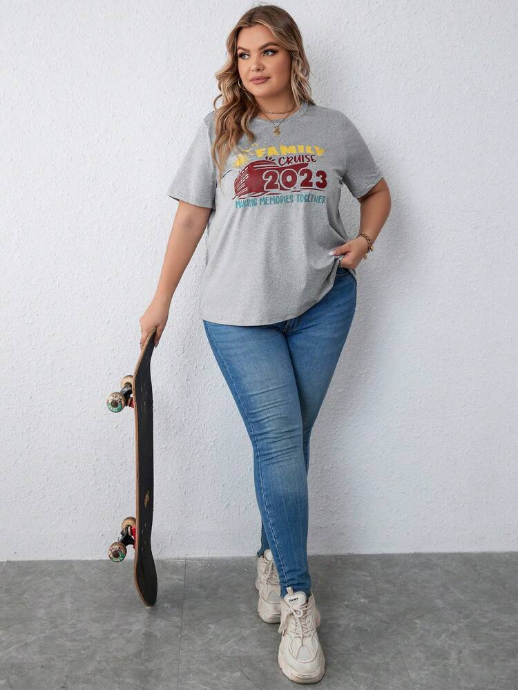 Plus Letter Graphic Tee