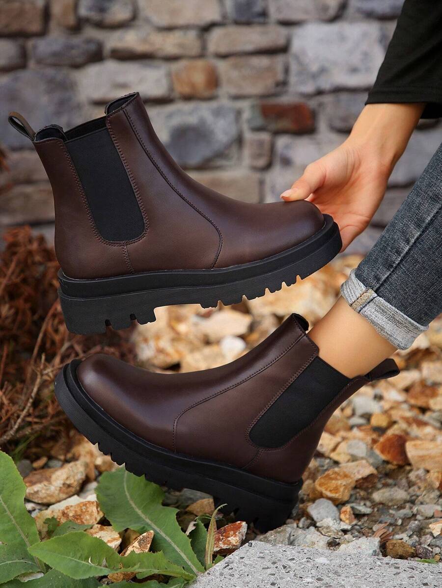 Fall/Winter 2025 Ideal With Jeans,Thick-Bottomed Fashionable Boots,Wear With Jeans