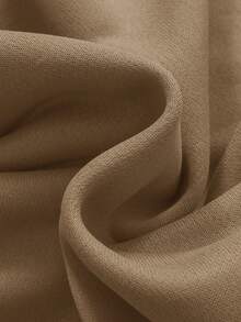 SHEIN 男嬰字母拼貼細節連帽運動衫和運動褲（不帶T恤） - 卡其色 - 查看 6