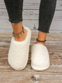 女士家用拖鞋 - 米色 - 查看 4